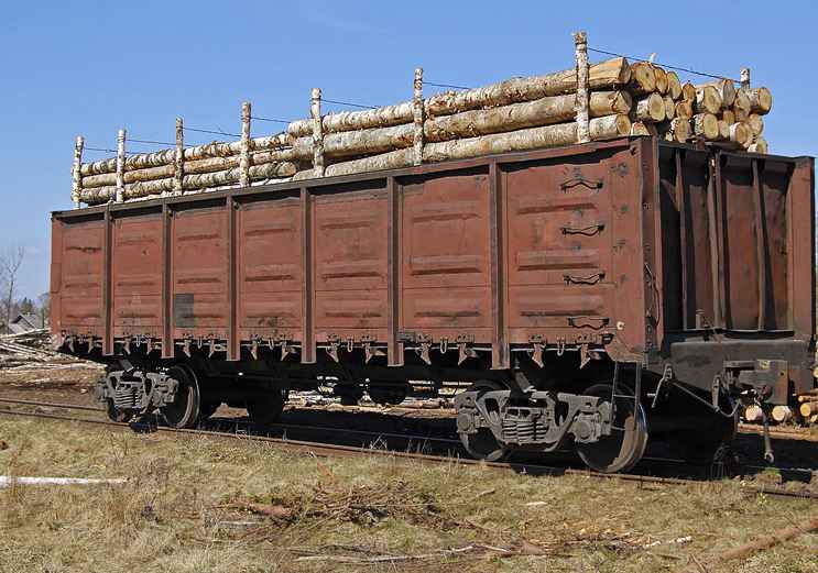 Перевозка ЛЕСА вагонами из Соликамска в Усть-Качку